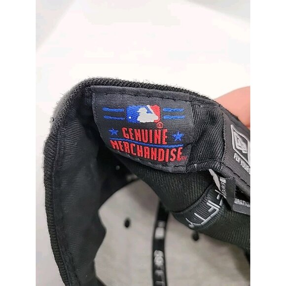 New Era 59Fifty Boston Red Sox Men's Black Baseball Cap Size 7 1/8 - Picture 8 of 10